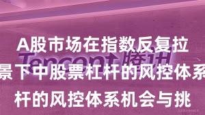 A股市场在指数反复拉锯阶段背景下中股票杠杆的风控体系机会与挑