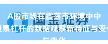 A股市场在震荡市环境中中股票杠杆的数据观察新特征与变化