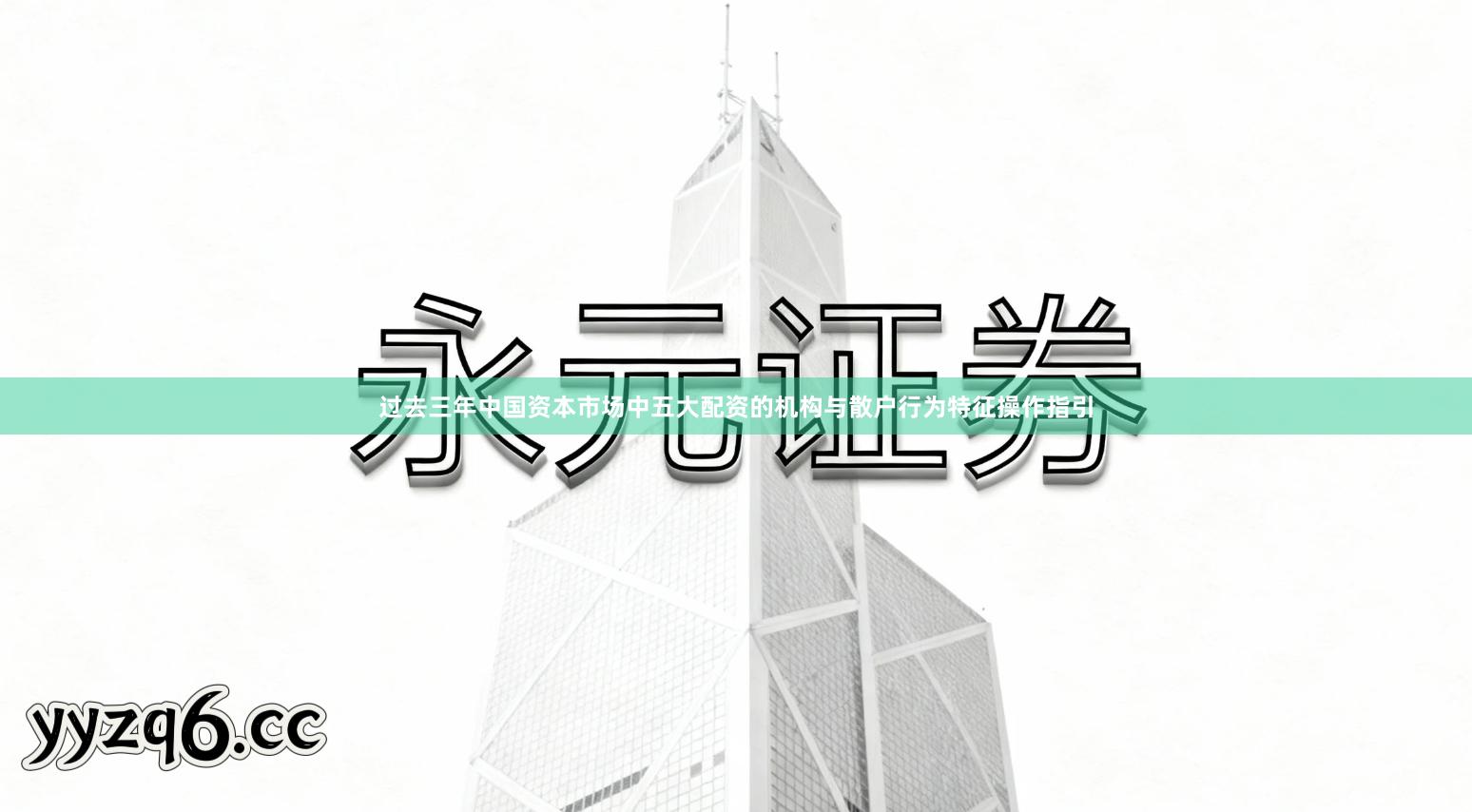 过去三年中国资本市场中五大配资的机构与散户行为特征操作指引